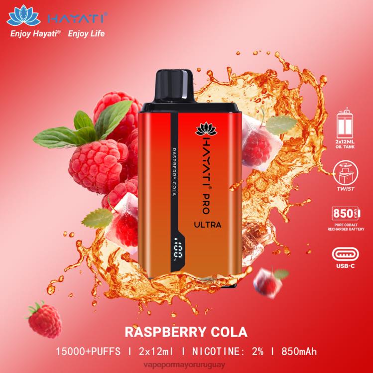 F6J4N215 - vaporizador desechable al por mayor Hayati Pro Ultra cola de frambuesa