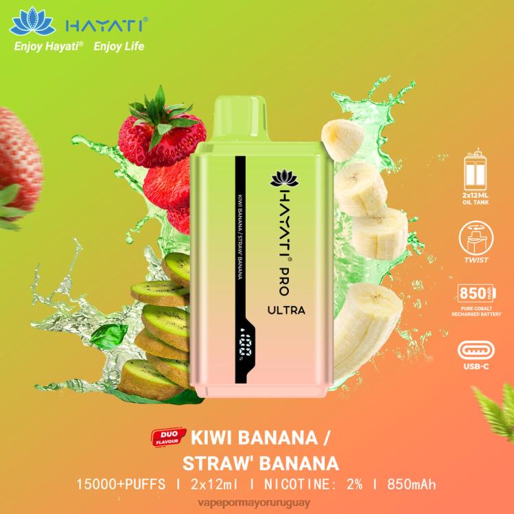 F6J4N227 - Vape Uruguay precio Hayati Pro Ultra plátano kiwi/plátano fresa