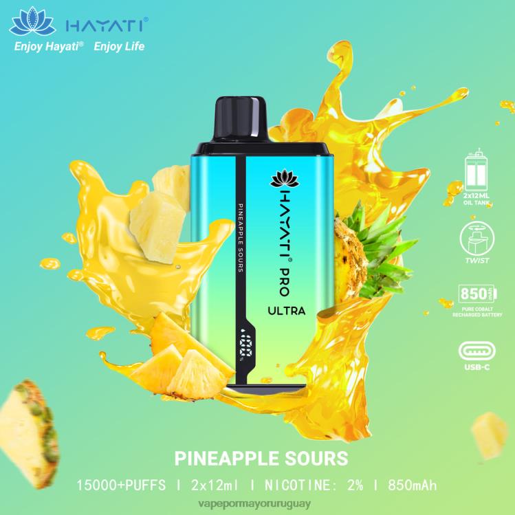 F6J4N228 - Vape por mayor Uruguay Hayati Pro Ultra amargo de piña