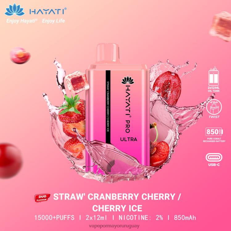F6J4N230 - Vape Uruguay mercado libre Hayati Pro Ultra fresa arándano cereza-cereza hielo