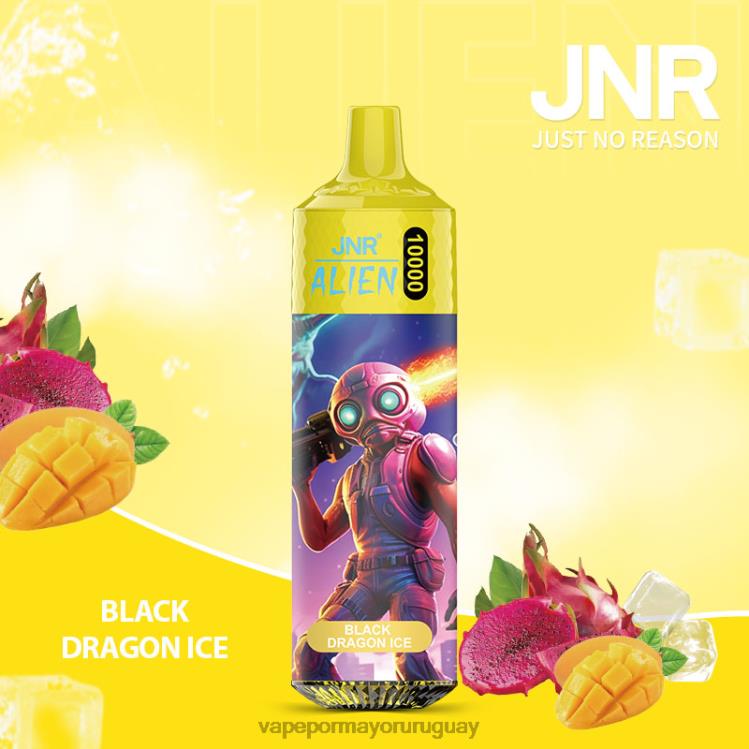 F6J4N632 - Vaper sin nicotina JNR ALIEN hielo del dragón negro
