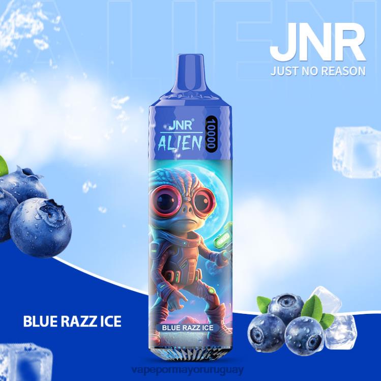 F6J4N635 - vaporizador desechable al por mayor JNR ALIEN hielo azul