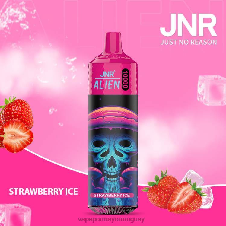 F6J4N662 - Vaper sin nicotina JNR ALIEN hielo de fresa