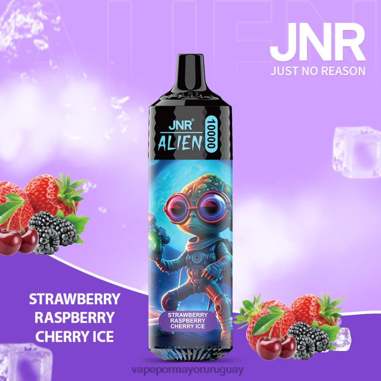 F6J4N663 - Vape mayorista JNR ALIEN fresa frambuesa cereza hielo