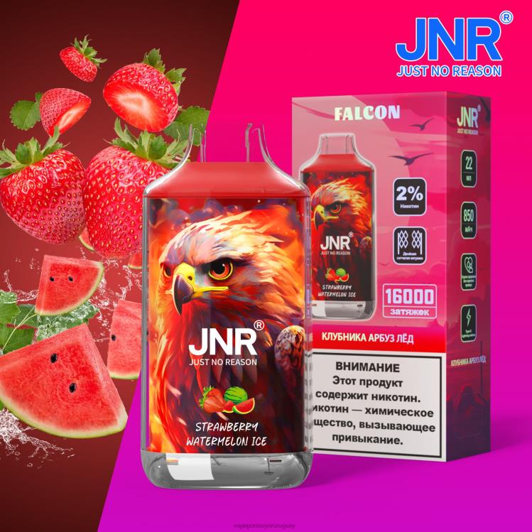 F6J4N719 - Vape Uruguay sin nicotina JNR FALCON hielo de sandia fresa