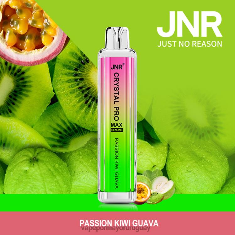 F6J4N742 - Vaper sin nicotina JNR CRYSTAL PRO MAX pasión kiwi guayaba