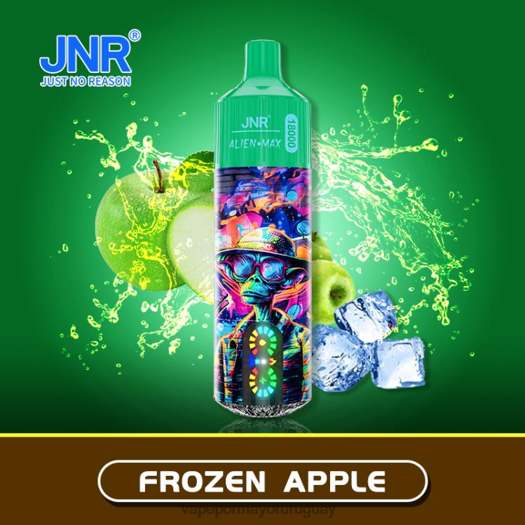 F6J4N569 - Vape Uruguay sin nicotina JNR ALIEN MAX manzana congelada