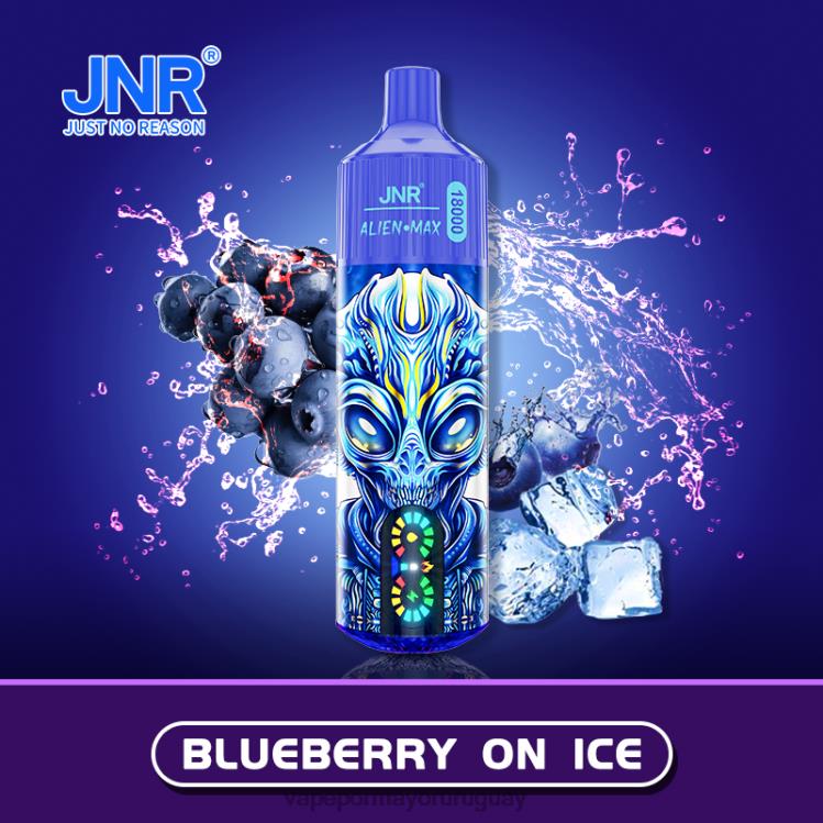 F6J4N572 - Vaper sin nicotina JNR ALIEN MAX arándano en hielo