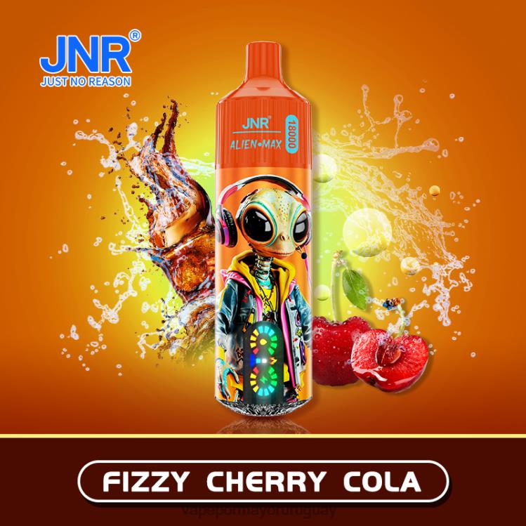 F6J4N578 - Vape por mayor Uruguay JNR ALIEN MAX refresco de cola de cereza
