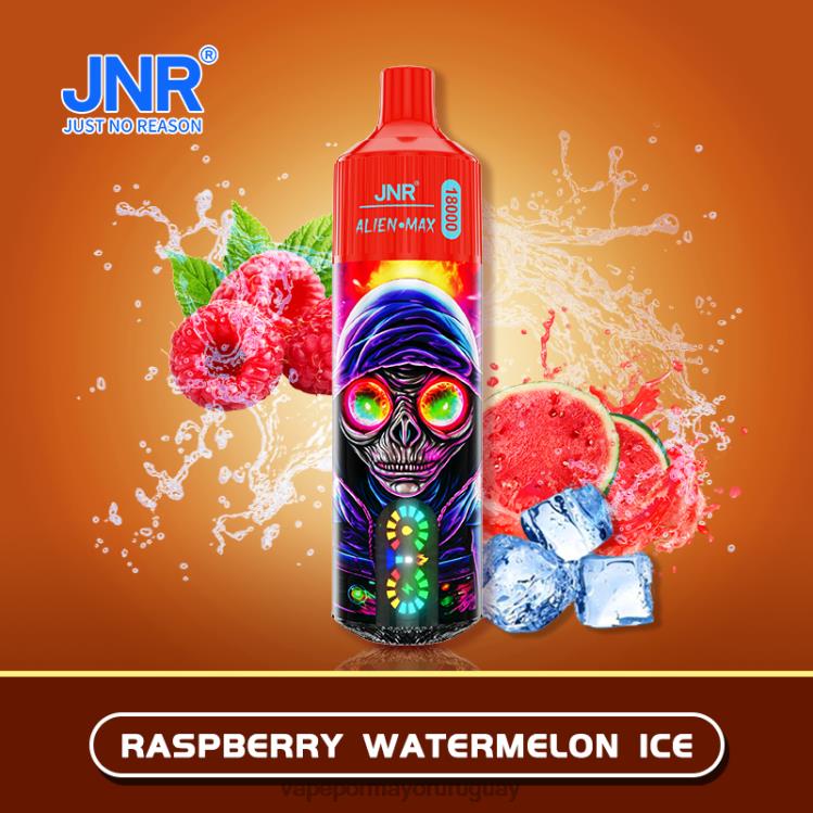 F6J4N579 - Vape Uruguay sin nicotina JNR ALIEN MAX hielo de sandía frambuesa