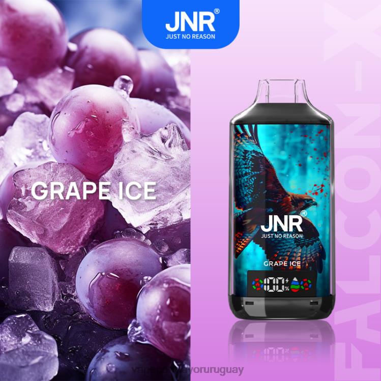 F6J4N547 - Vape Uruguay precio JNR FALCON-X hielo de uva