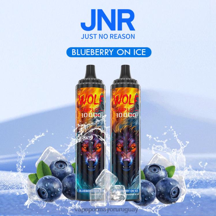 F6J4N761 - liquido Vape Uruguay JNR WOLF NIPLO arándano en hielo