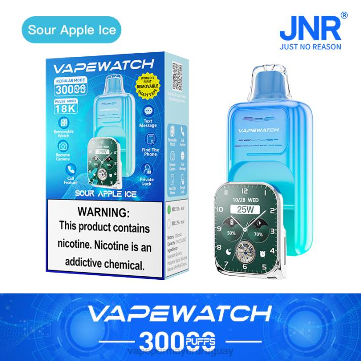 hielo de manzana agria JNR reloj vapeador- vaporizador desechable al por mayor -4NJV5