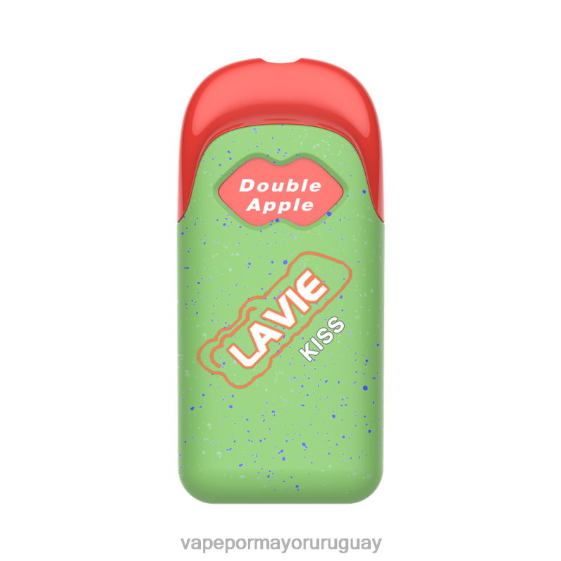 Liquido Vape Uruguay - LAVIE KISS 8000 bocanadas 4BLXP106 manzana doble