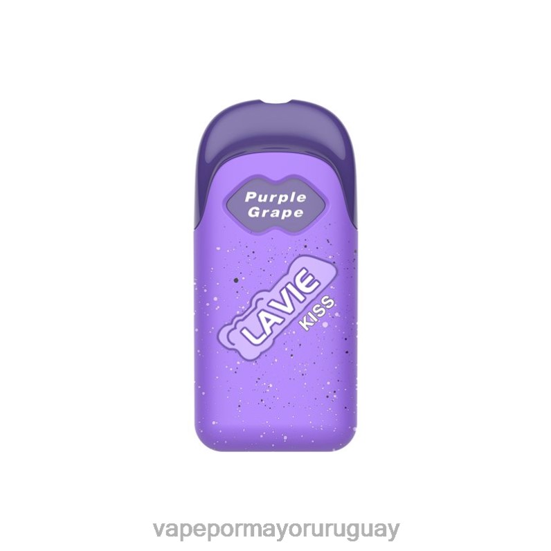 Vape Uruguay Precio - LAVIE KISS 8000 bocanadas 4BLXP112 uva morada