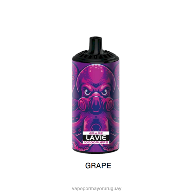 Liquido Vape Uruguay - LAVIE BEAST 10000 bocanadas 4BLXP366 uva