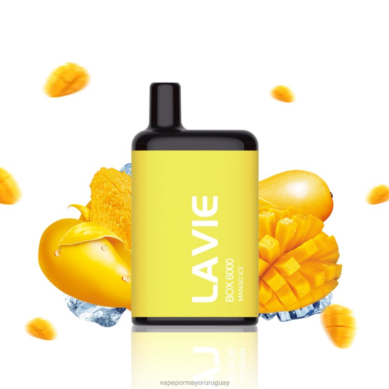 Vape Por Mayor Uruguay - LAVIE BOX 6000 bocanadas 4BLXP201 hielo de mango