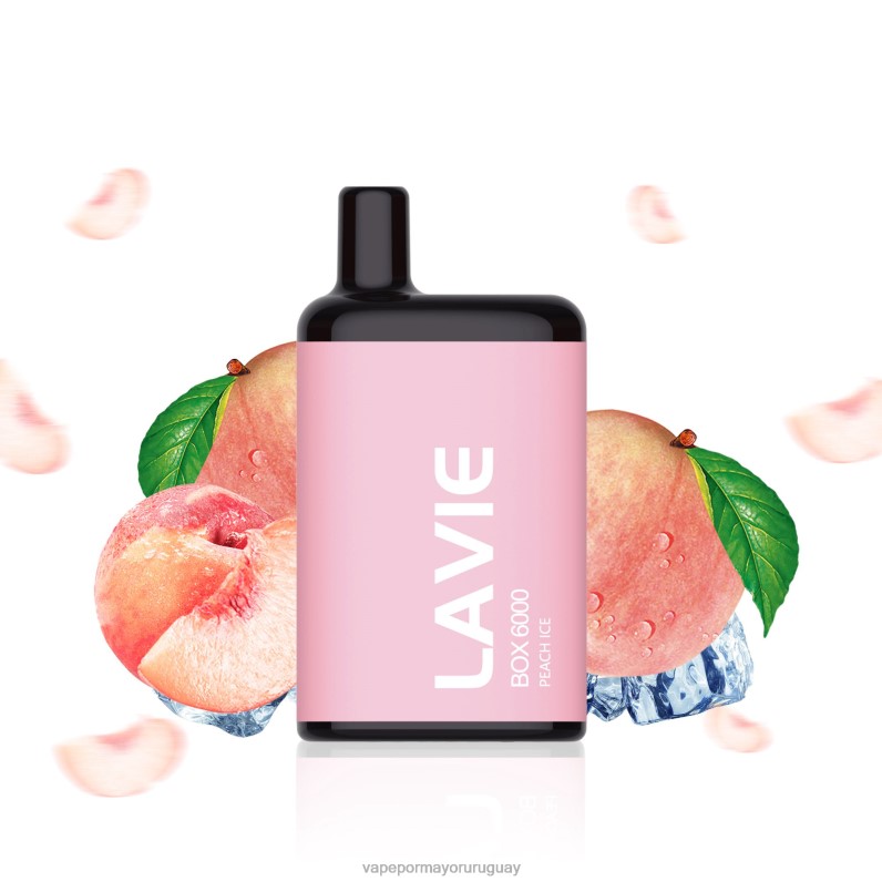 Venta De Vaporizadores Al Por Mayor - LAVIE BOX 6000 bocanadas 4BLXP200 hielo de durazno