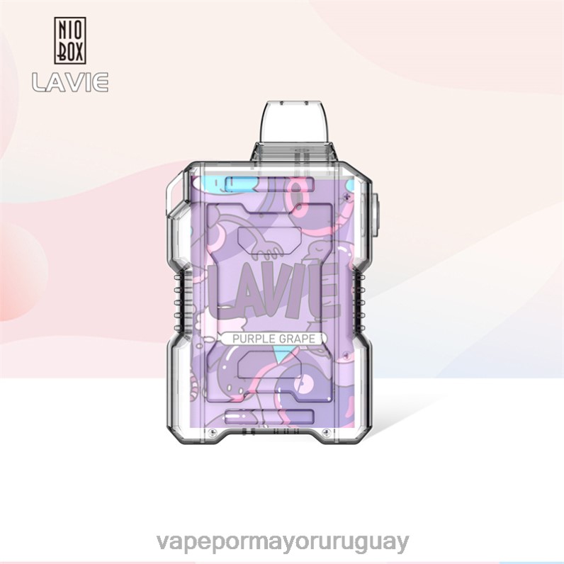 Vape Uruguay Precio - LAVIE NIO BOX 9000 bocanadas 4BLXP192 uva morada