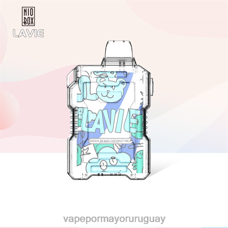 Vaporizador Al Por Mayor - LAVIE NIO BOX 9000 bocanadas 4BLXP188 judías verdes leche de coco