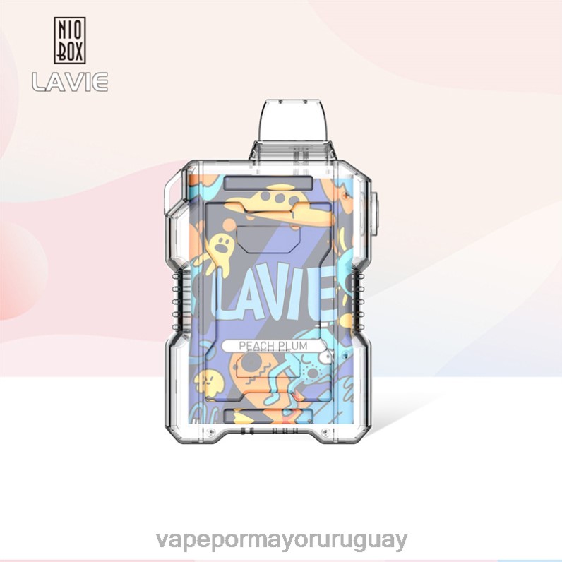 Vaporizador Al Por Mayor - LAVIE NIO BOX 9000 bocanadas 4BLXP198 ciruela durazno
