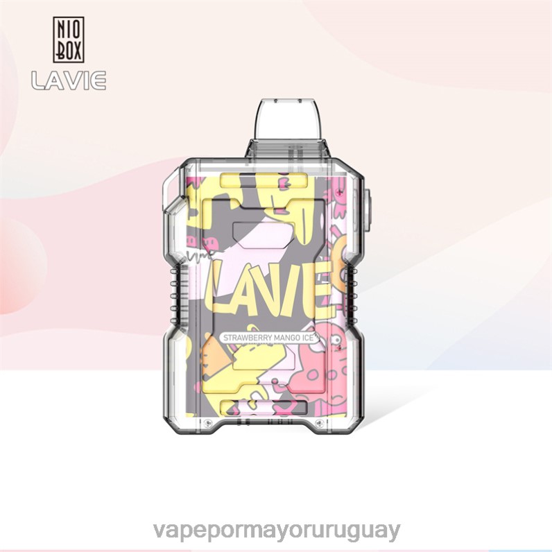 Venta De Vaporizadores Al Por Mayor - LAVIE NIO BOX 9000 bocanadas 4BLXP190 hielo de fresa y mango