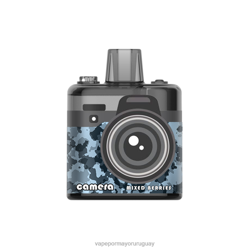 Liquido Vape Uruguay - LAVIE Camera 8000 bocanadas 4BLXP166 bayas mixtas