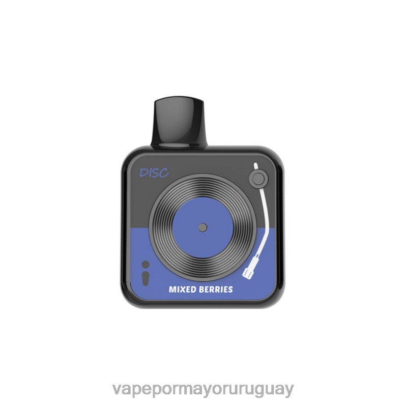 Vape Uruguay Sin Nicotina - LAVIE DISC 10000 bocanadas 4BLXP154 bayas mixtas