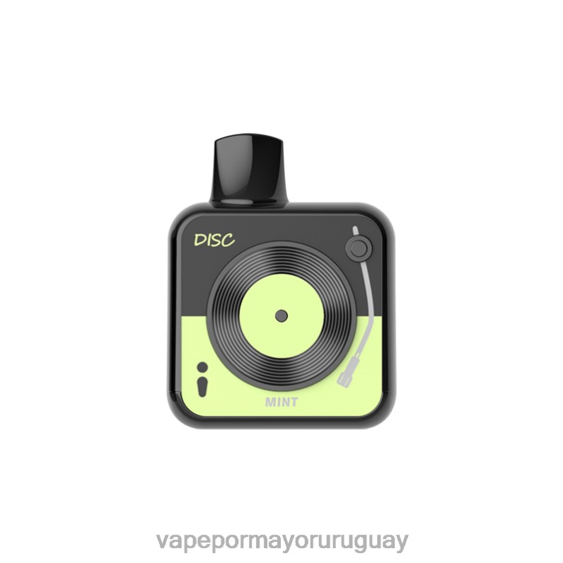 Vape Uruguay Sin Nicotina - LAVIE DISC 10000 bocanadas 4BLXP164 menta
