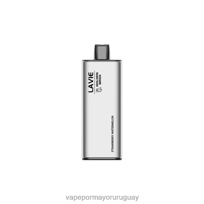 Liquido Vape Uruguay - LAVIE GOLDEN BRICK 10000 bocanadas 4BLXP66 sandia fresa