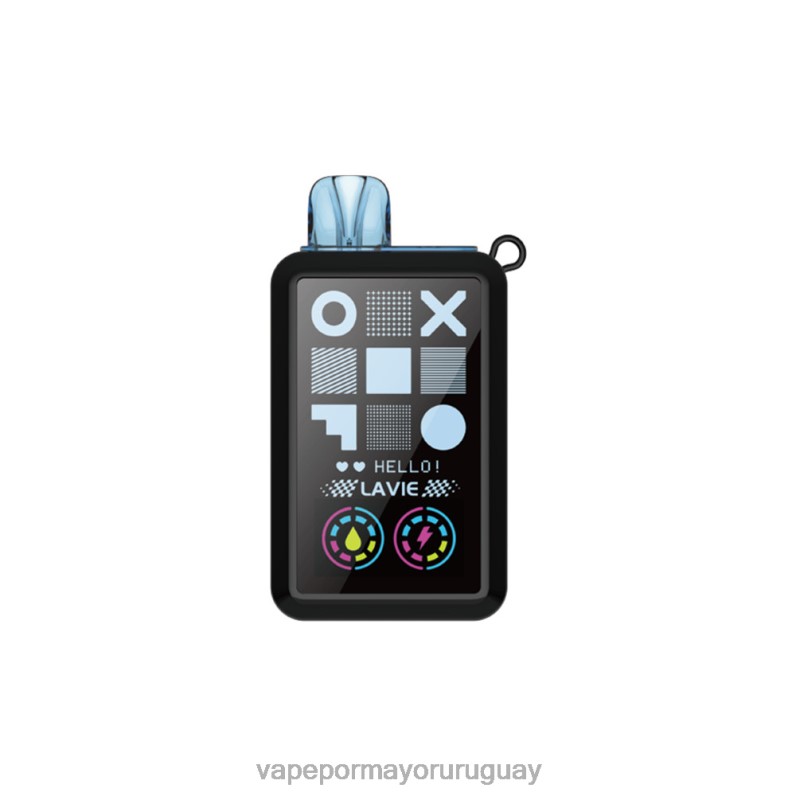 Liquido Vape Uruguay - LAVIE Cyber 20000 bocanadas 4BLXP26 fresa, sandía/mora, pepita, cereza, hielo