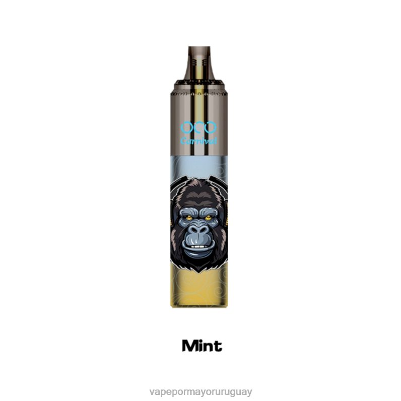 Vape Uruguay Sin Nicotina - LAVIE OCO carnaval 10000 bocanadas 4BLXP354 menta
