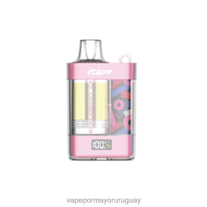 Vape Por Mayor Uruguay - LAVIE VIGOR 15000 bocanadas 4BLXP1 hielo de fresa