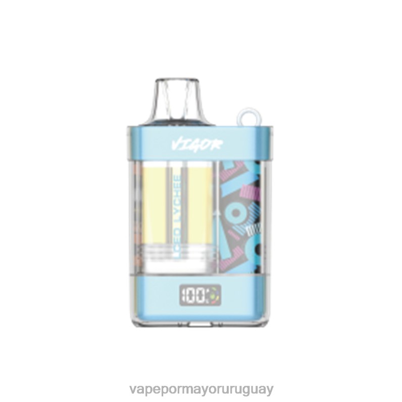 Vape Uruguay Sin Nicotina - LAVIE VIGOR 15000 bocanadas 4BLXP4 lichi helado