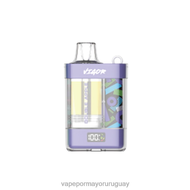 Vaper Sin Nicotina - LAVIE VIGOR 15000 bocanadas 4BLXP5 manzana doble