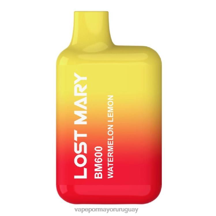 F6J4N381 - liquido Vape Uruguay LOST MARY BM600 sandia limon
