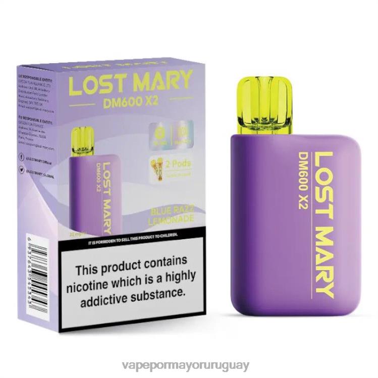 F6J4N466 - venta de vaporizadores al por mayor LOST MARY DM600 X2 limonada azul razz