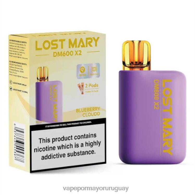 F6J4N468 - Vape por mayor Uruguay LOST MARY DM600 X2 nube de arándanos