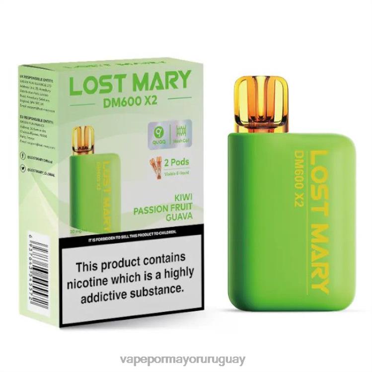 F6J4N473 - Vape mayorista LOST MARY DM600 X2 kiwi maracuyá guayaba