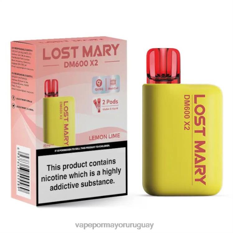 F6J4N474 - vaporizador al por mayor LOST MARY DM600 X2 Lima Limon