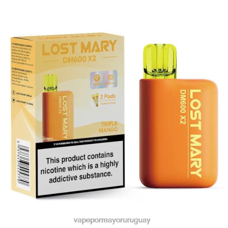 F6J4N481 - liquido Vape Uruguay LOST MARY DM600 X2 mango triple