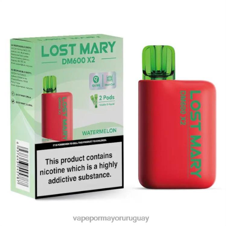F6J4N482 - Vaper sin nicotina LOST MARY DM600 X2 sandía