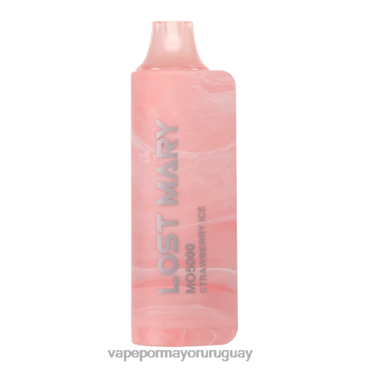 hielo de fresa