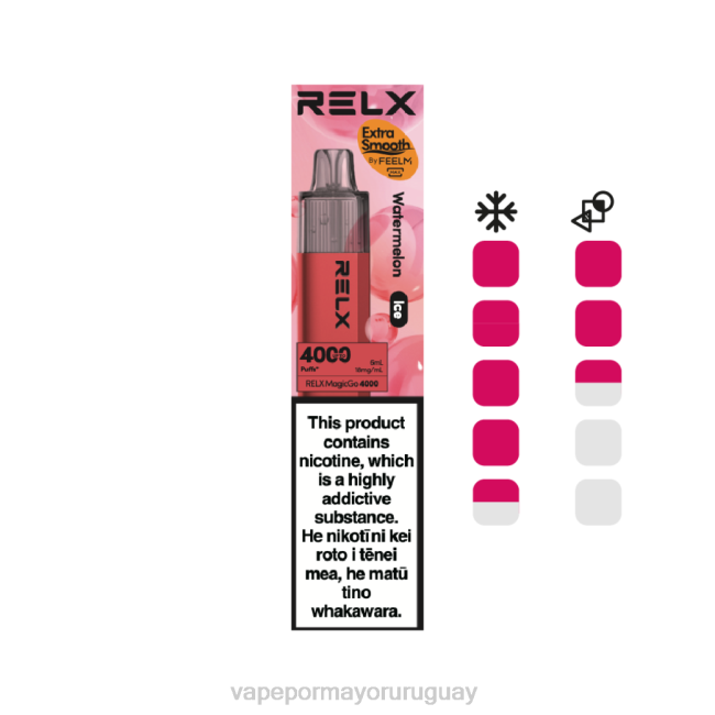 Vape Mayorista - RELX MagicGo 4000 vaporizadores desechables sandía (hielo) XDNL47