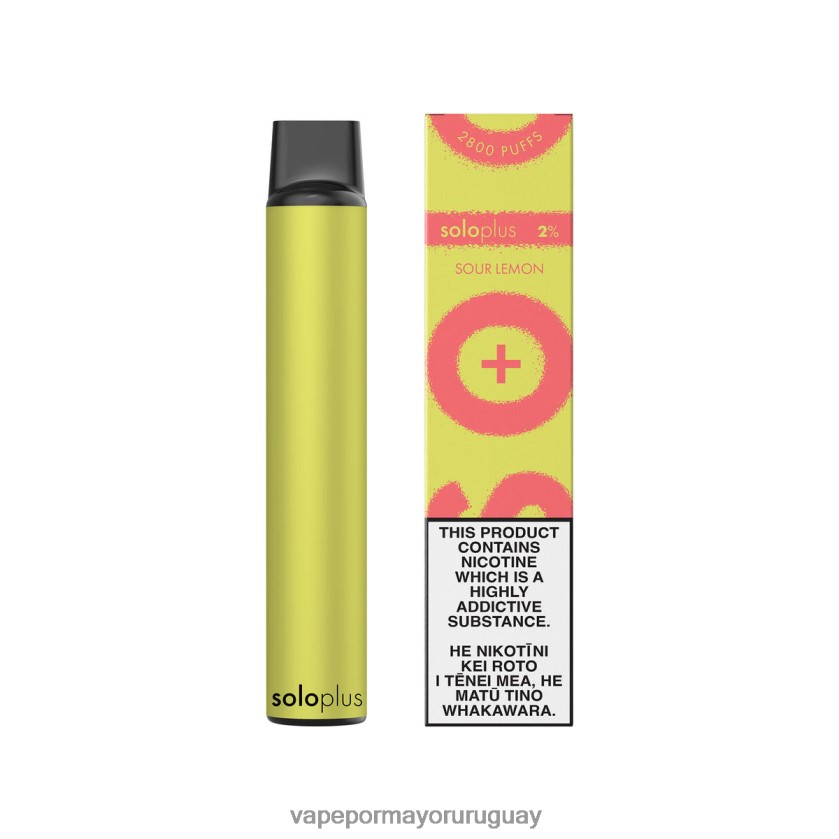 Liquido Vape Uruguay - Solo Plus vaporizador desechable limón agrio TTNLDJ36