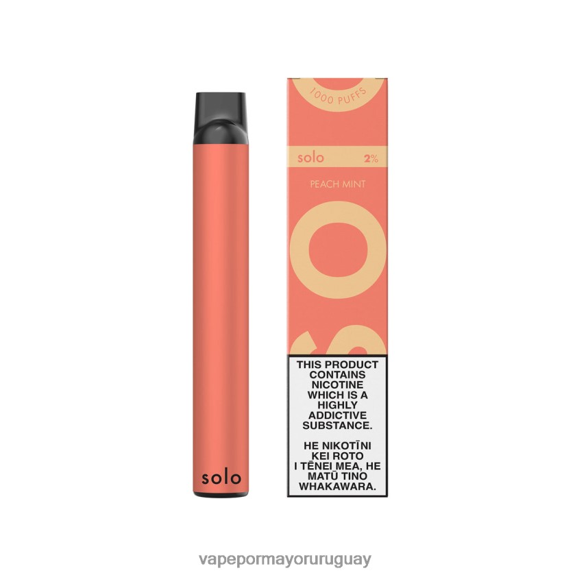 Liquido Vape Uruguay - Solo vaporizador desechable menta durazno TTNLDJ6