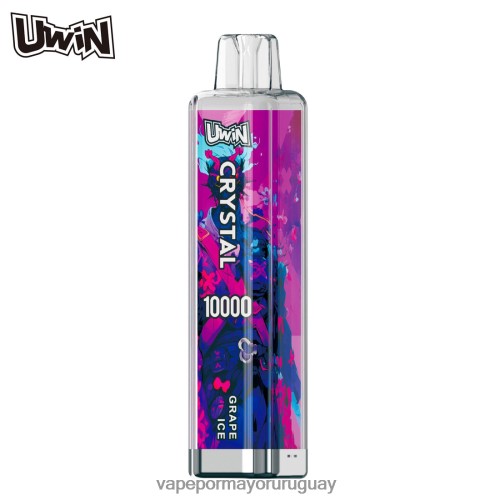 Vape Mayorista - UWIN CRYSTAL 10000 vaporizadores desechables hielo de uva NJ08H82