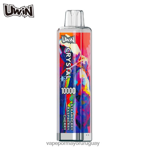 Vape Uruguay Precio - UWIN CRYSTAL 10000 vaporizadores desechables fresa frambuesa cereza NJ08H87