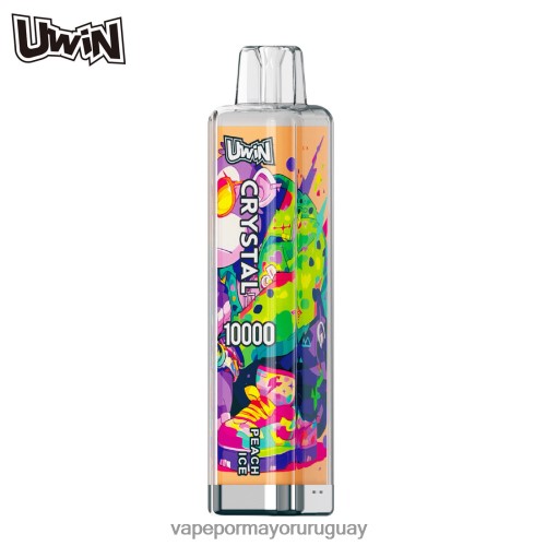 Vaper Sin Nicotina - UWIN CRYSTAL 10000 vaporizadores desechables hielo de durazno NJ08H810