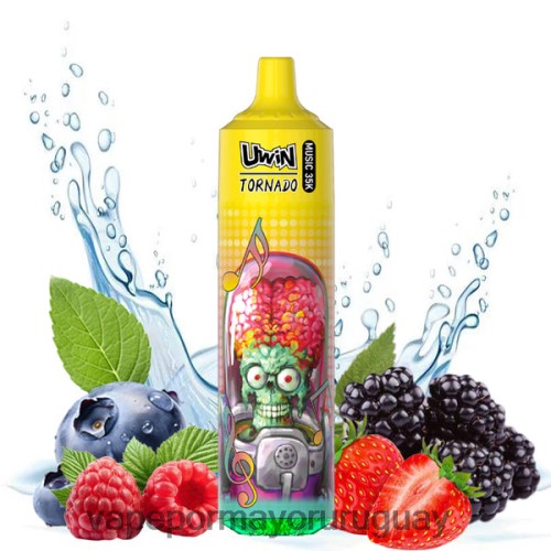 Vape Uruguay Sin Nicotina - UWIN CRYSTAL vaporizador desechable 35k bayas mixtas NJ08H829